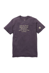 Outerknown Purple Traveler Crewneck Short Sleeve Tee