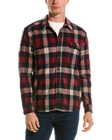 For the Republic Red/Black Plaid Stretch Flannel Shirt