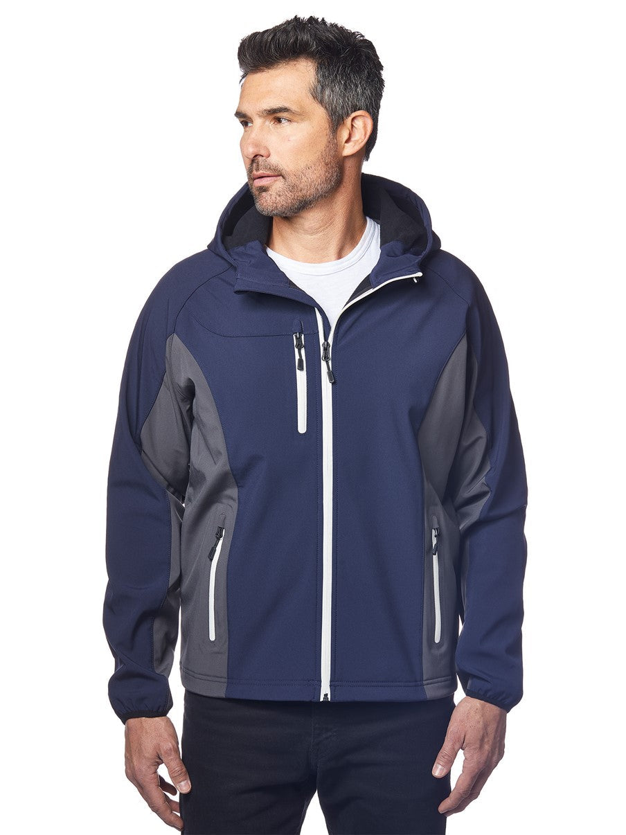 Brand Partner,Landway, Landway Navy Zip Up Jacket with Hood, Blue, Medium-48-TagM