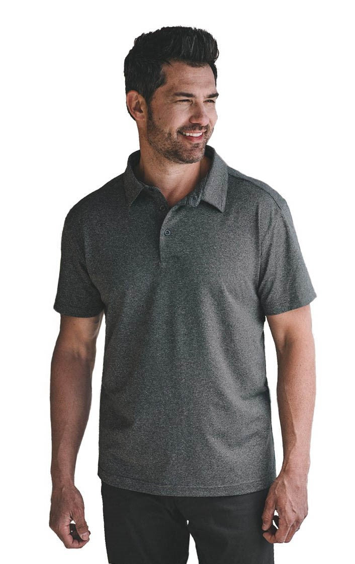 Brand Partner,Landway, Landway Grey Performance Polo Shirt, Grey, Medium-45-TagM