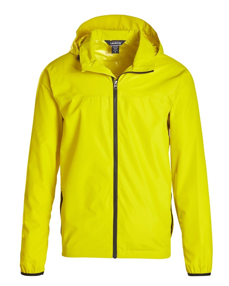 Brand Partner,Landway, Landway Neon Yellow Rain Jacket, Yellow, Medium-45-TagMMedium-47-TagM