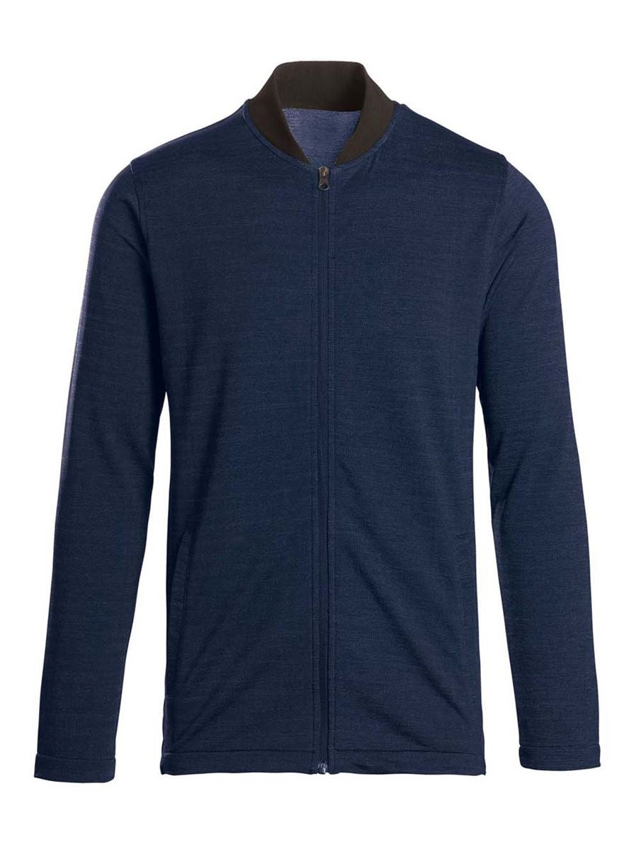 Taelor.Style, Landway Navy Zip Up Knit Jacket, Blue, Medium-45-TagM