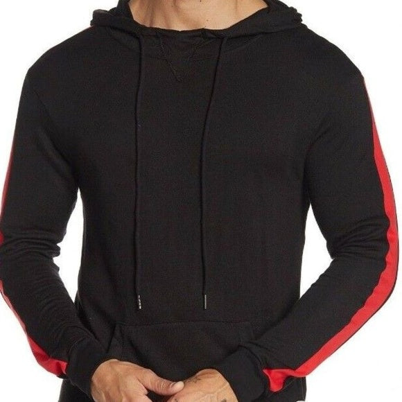 Bobbi + Bricka,Kinetix, Kinetix Black Drawstring Hoodie, Black, Medium-41-TagM