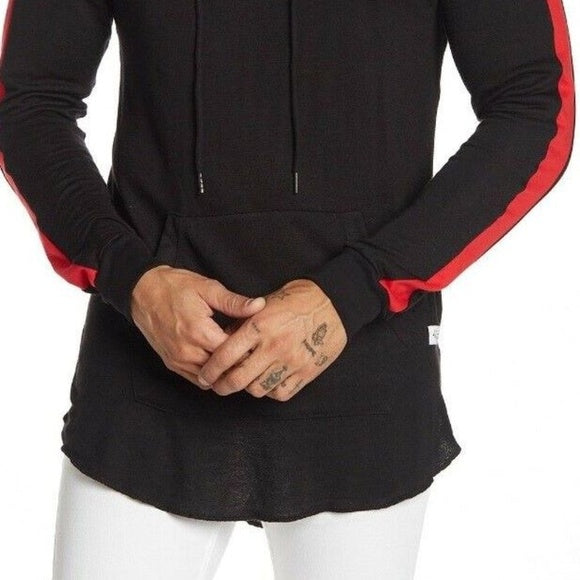Bobbi + Bricka,Kinetix, Kinetix Black Drawstring Hoodie, Black, Medium-41-TagM