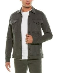 GILT, Michael Stars Black Denim Shirt Jacket, Grey, Small-39-TagS