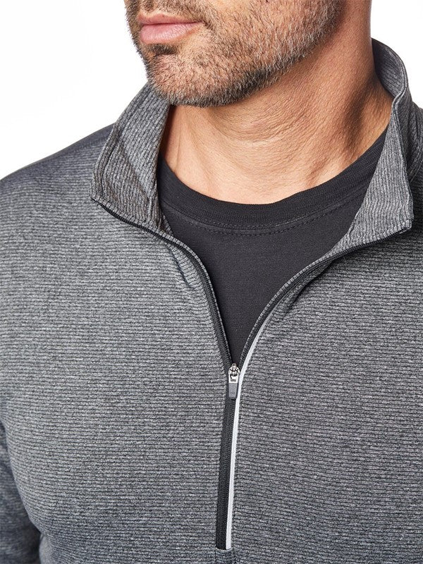 Brand Partner,Landway, Landway Grey Lightweight Quarter Zip Performance Sweatshirt, Grey, Medium-42-TagM