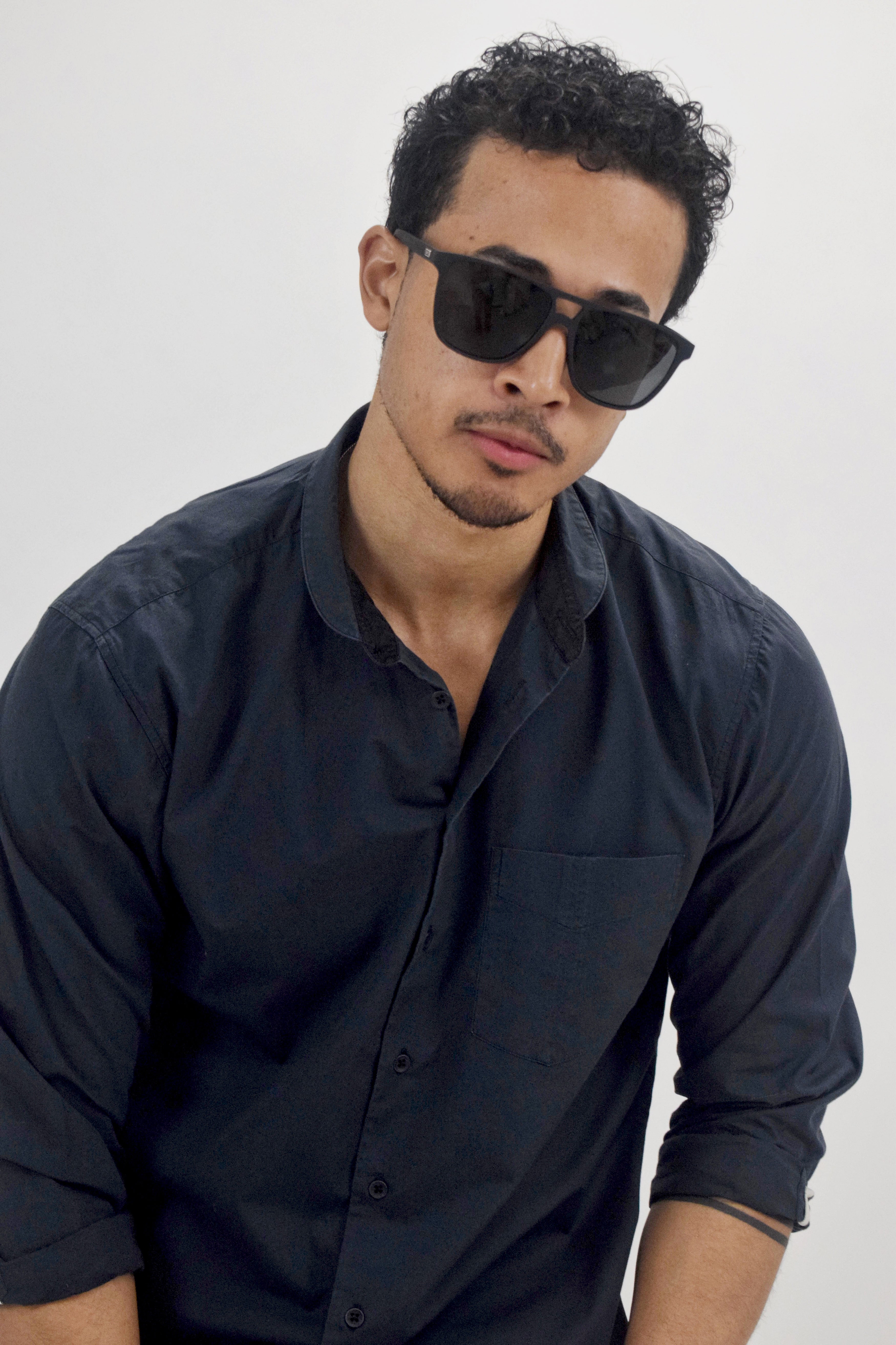 The RealReal,Rag & Bone, Rag & Bone Navy Penny Collar Poplin Button Up Shirt, Blue, Large-45-TagL