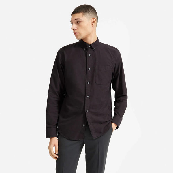 Everlane Black Oxford Button Down Shirt