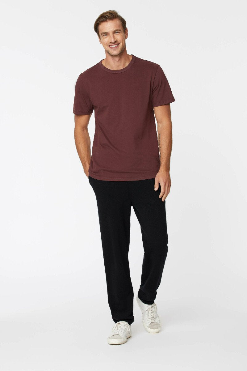 Brand Partner,Tags, Tags Maroon Ultra Soft Crew Neck Tee shirt, Red, Medium-40-TagM