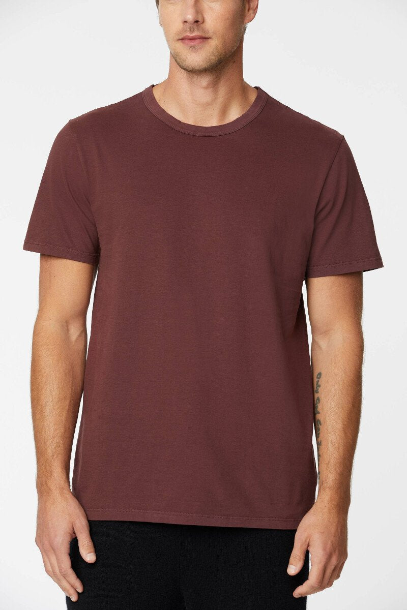 Brand Partner,Tags, Tags Maroon Ultra Soft Crew Neck Tee shirt, Red, Medium-40-TagM