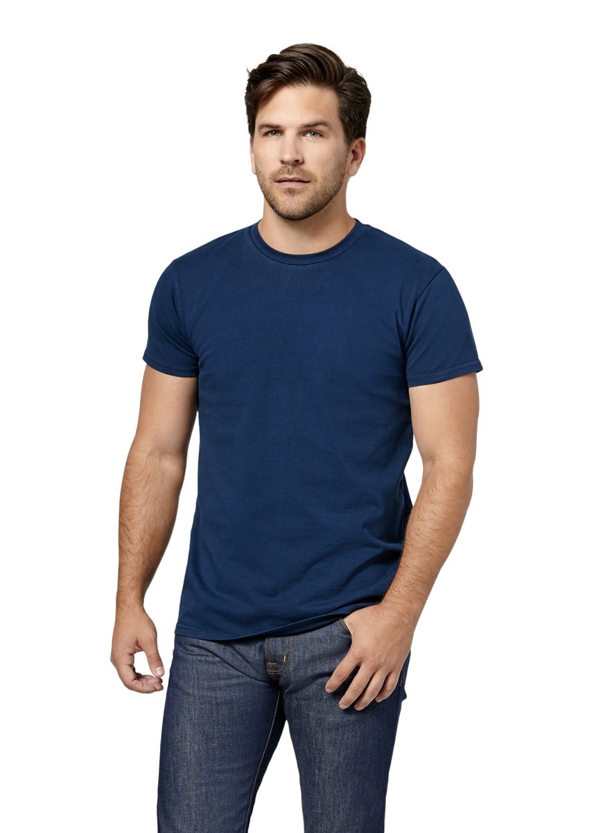 Brand Partner,Tags, Tags Navy Heavy Weight T-Shirt, Blue, Medium-42-TagM