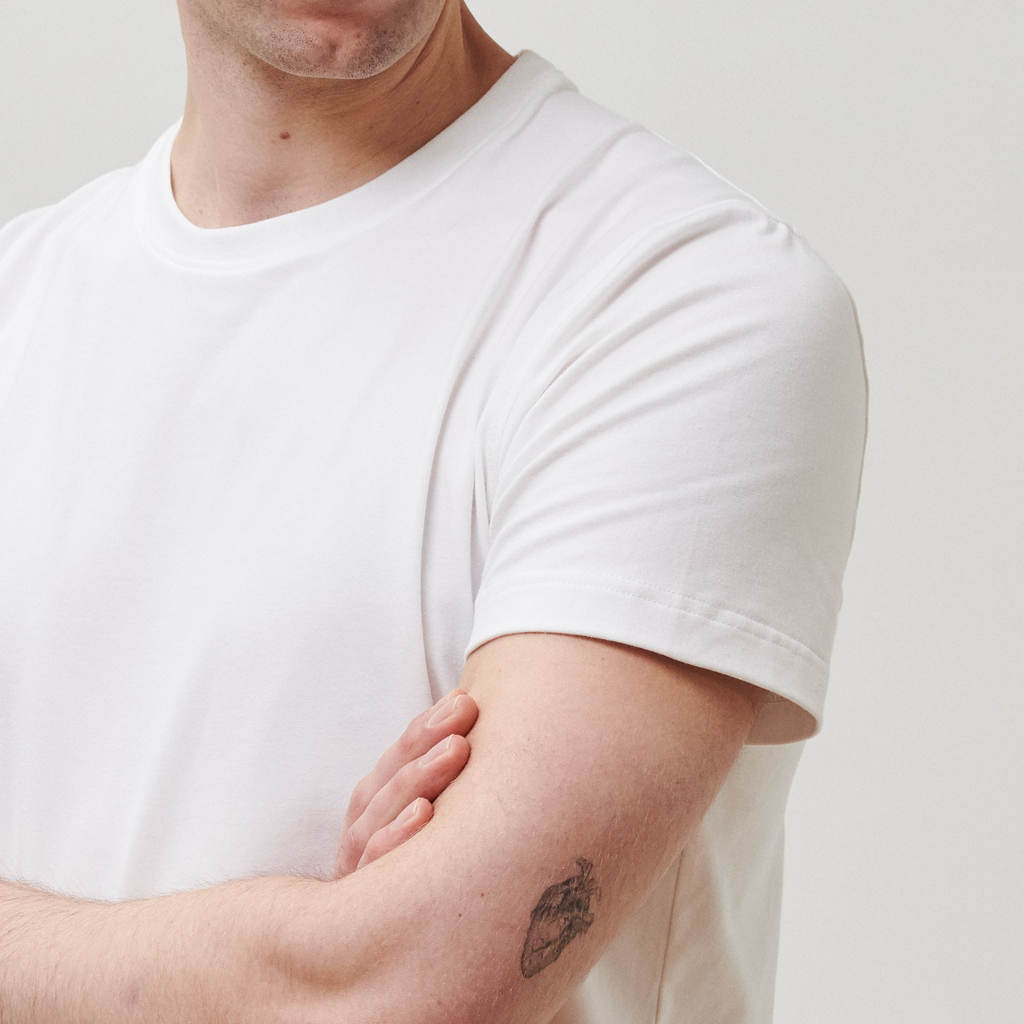 Brand Partner,Western Rise, Western Rise White Performance Tee, White, Small-40-TagS